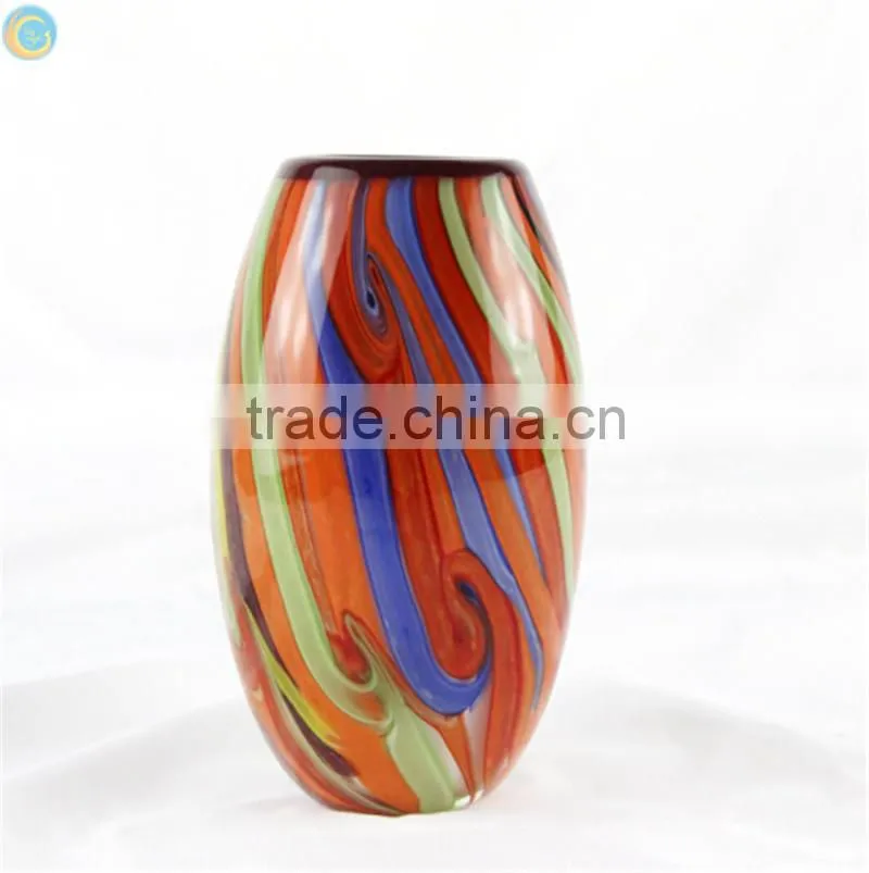 bud glass vase coloured glaze vase