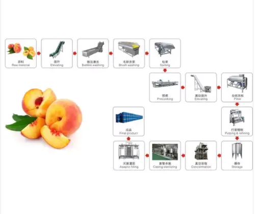 Apricot Peach and plum Jam Processing Line