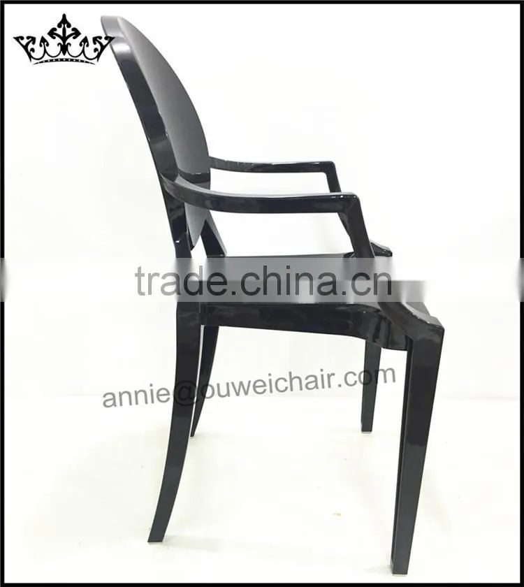 Resin chair / dining chair / chair /Black chair