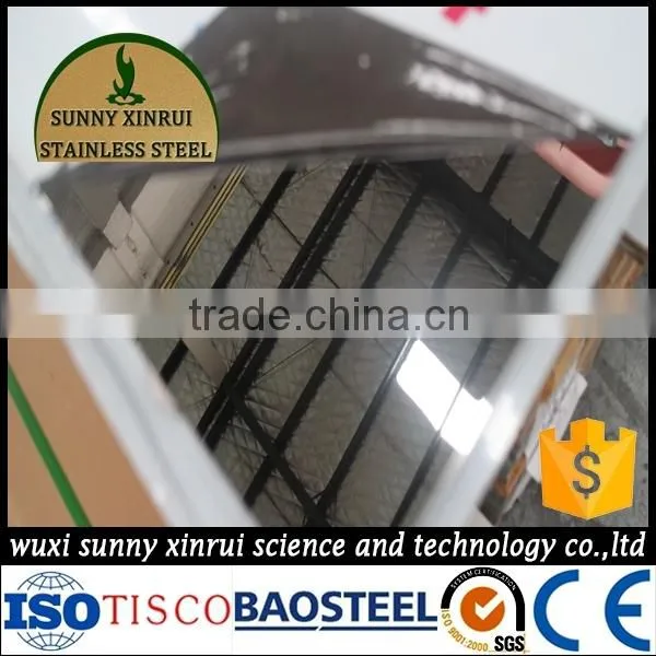 best selling products 2.5 thick SS304L mirror polish stainless steel sheet