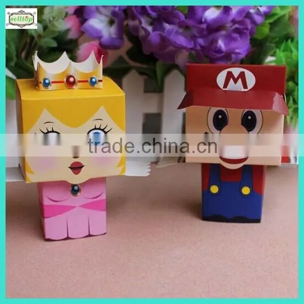 Cheaper cute 230g paper wedding chocolate packaging box