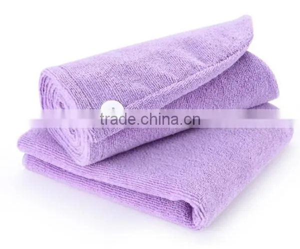 microfiber hair caring warp towels