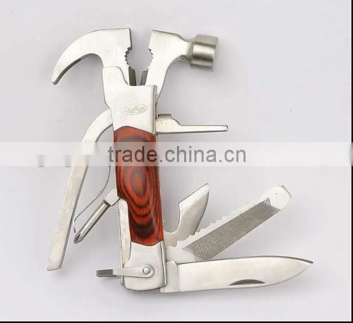 Stainless steel multi-functions nail hammer 2038A