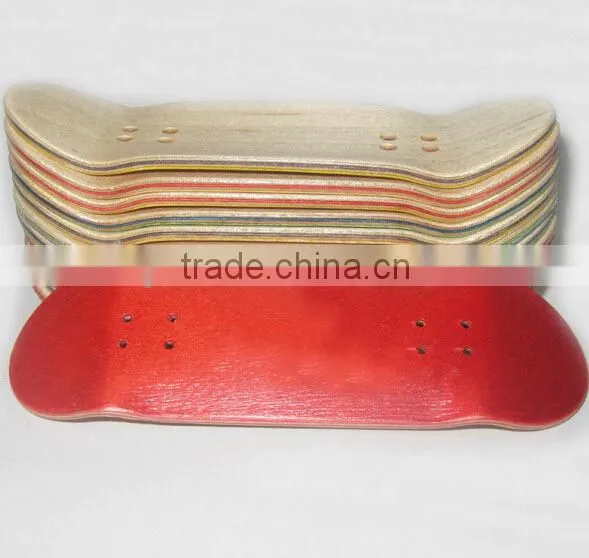 Factory stock buy skateboard decks in bulk wooden maple skateboard deck fingerboards