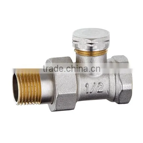 HR5090 brass drain angle chrome radiation valve