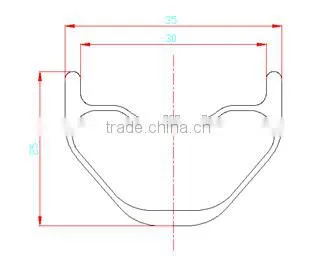 27.5 mtb carbon rims full carbon fiber tubeless bike rim 25mm 650B mountain bicycle rim