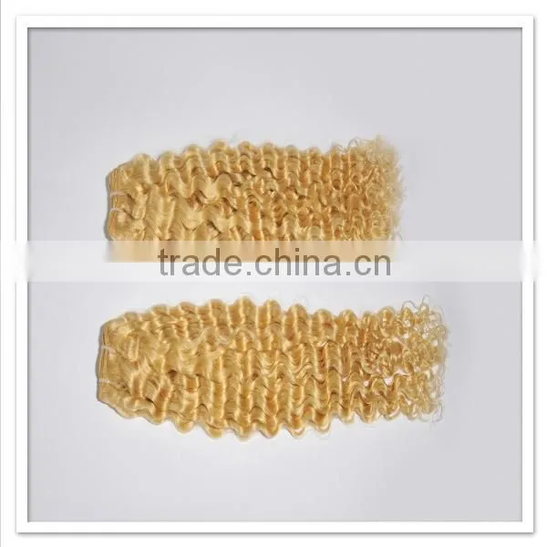 2015 Hot Sale European Deep Wave Human Hair European Blonde Virgin Hair