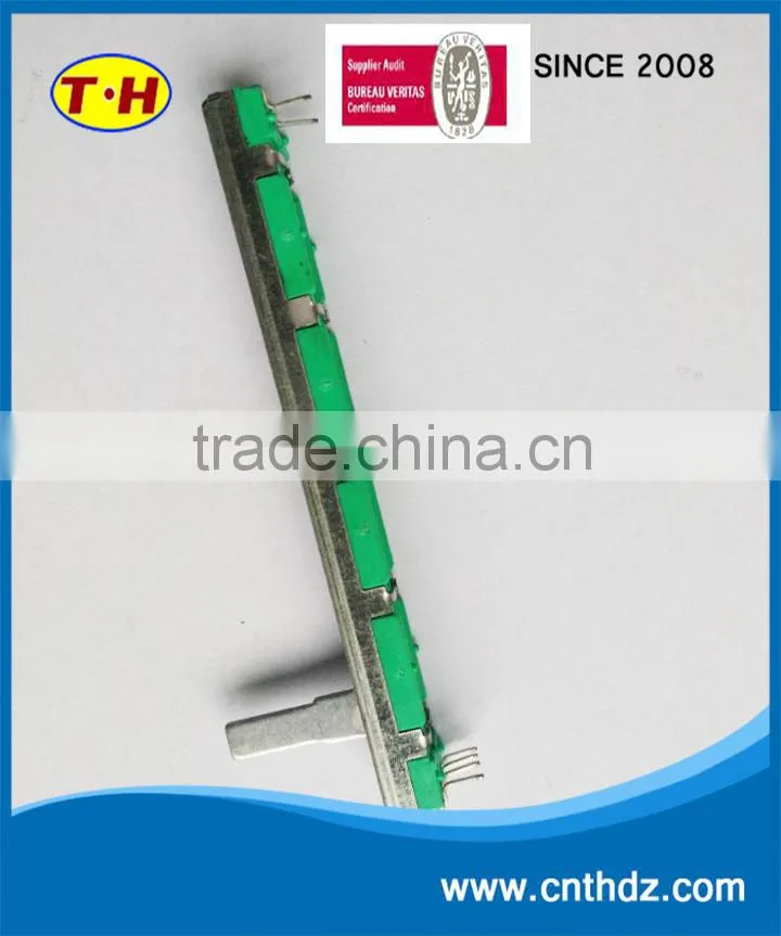 Single straight type slide potentiometer sliding potentiometer