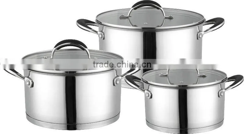 6pcs Stainless Steel Cookware set