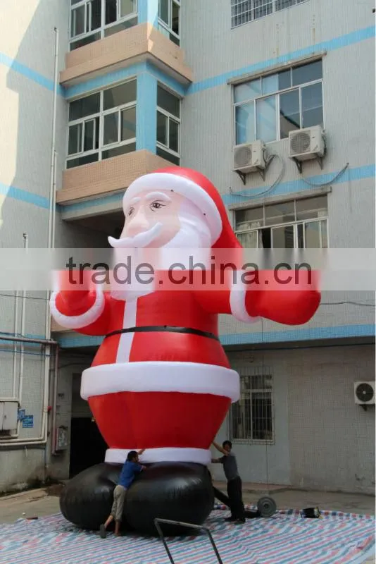 2014 New outdoor inflatable christmas decoration/ inflatable Santa Claus/ inflatable christmas decors