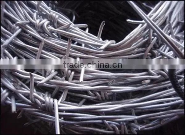 galvanized steel barbed wire