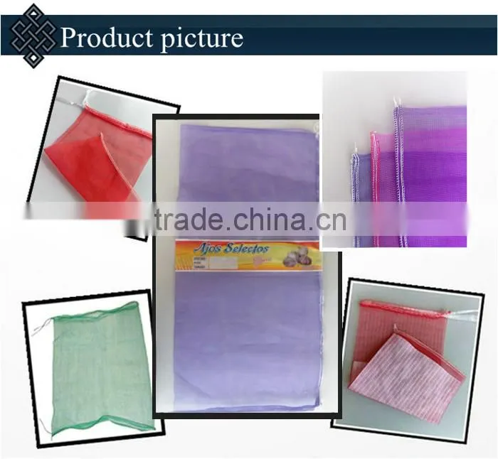Packing garlic mesh bag