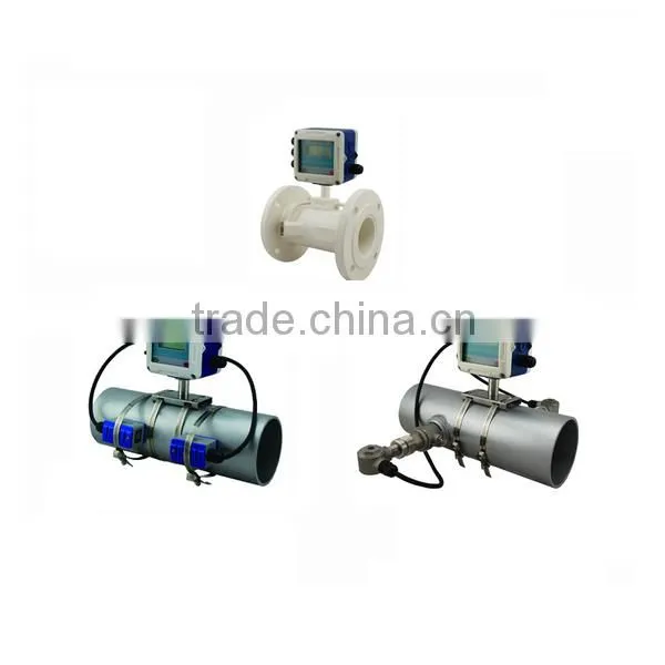 Fixed mini steam ultrasonic flow meter portable