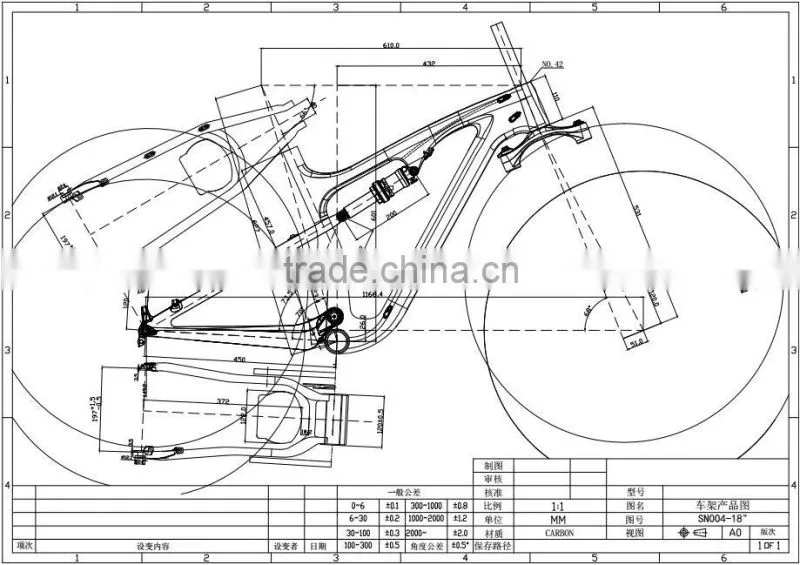 2016newest design fat suspension bike 26er mtb strong full dual suspension snow bike frame travel 120mm