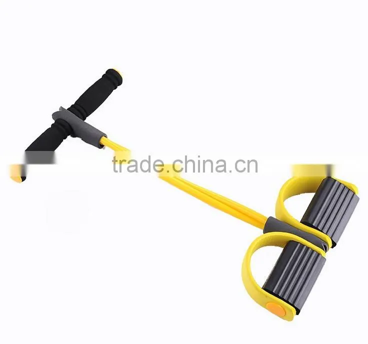 (120505)New Pedal Resistance Bands Slimming Fitness Wall Pulley Yoga Rope Latex Home Gym