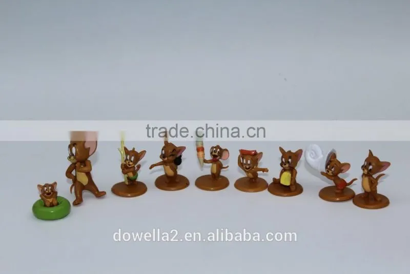 2016 Newest custom anime 3D small pvc plastic disney Mickey figures