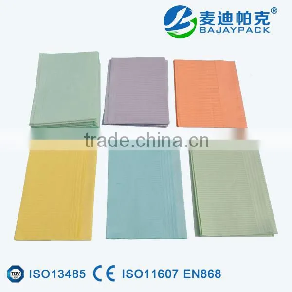 Two Common Size Disposable Dental Bibs