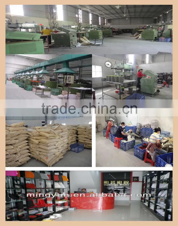Plastic melamine food tray