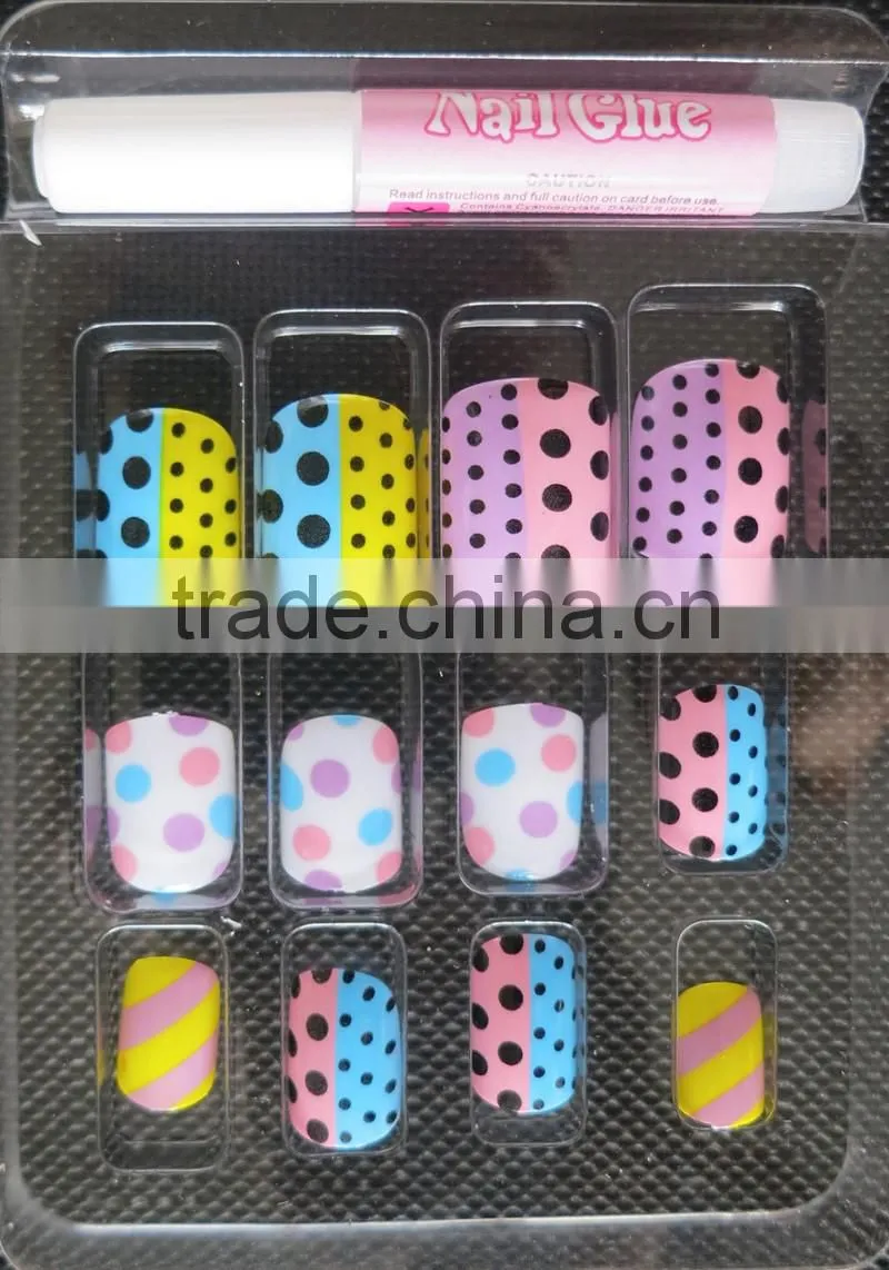 Nail tips fake nail art tips artificial fingernails with different style