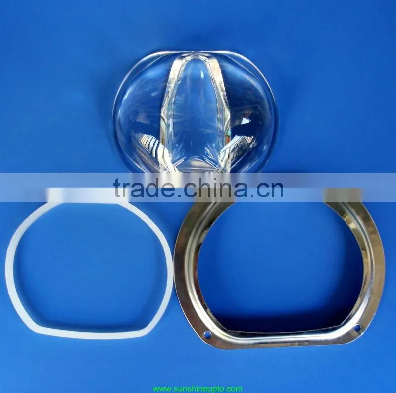 led new design hottest cheap glass lens for street light