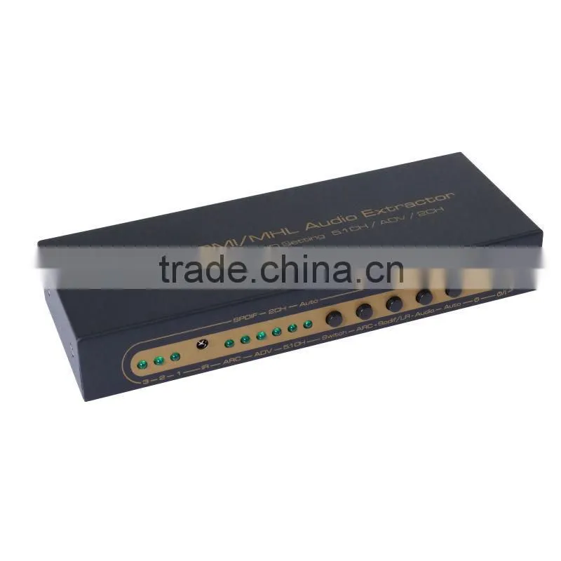 HDMI 3x1 switcher with 5.1ch 2ch audio out