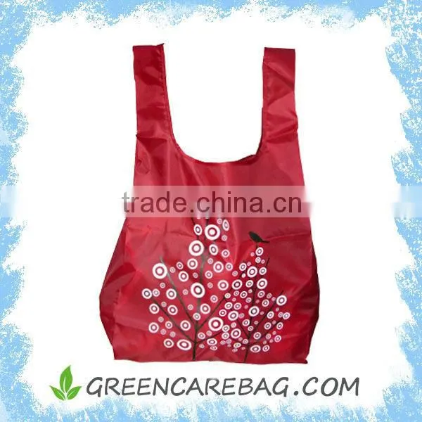 Fahion Foldable Polyester Shopping Bag with Sublimation Printing