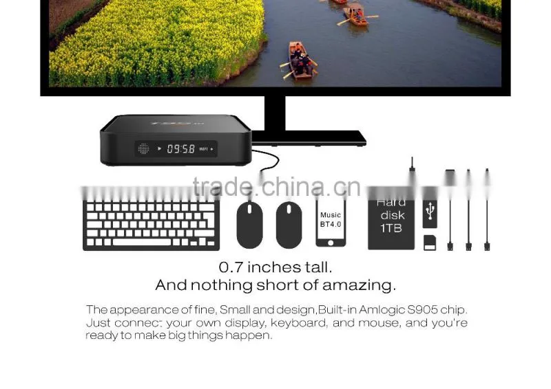 Amlogic S905 1+8G T95M Android TV Box Manufacturer