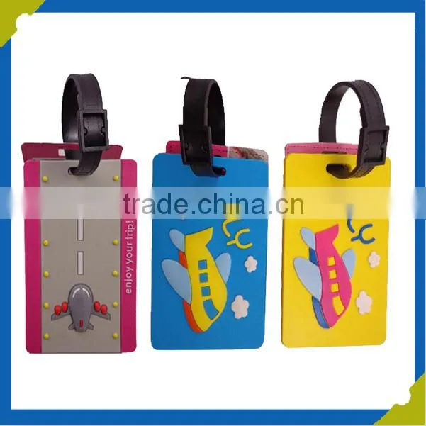 High quality luggage tag travel rubber luggage tag Rubber tag for luggage/case/backpacks