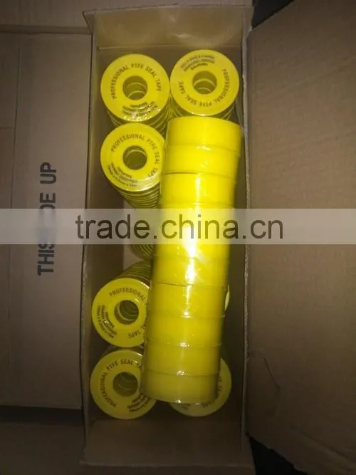 Excellent PTFE tape for pipe line sealing 19mmx0.1mmx35m