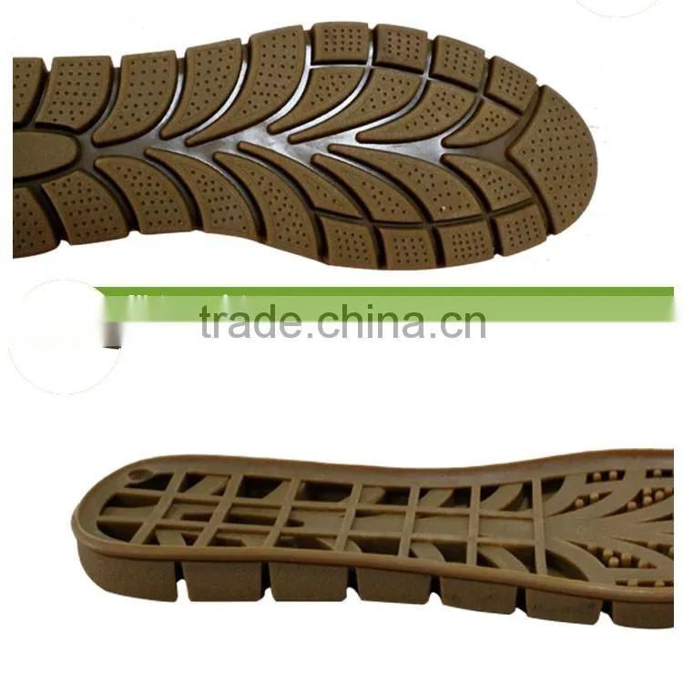 Sole type men mocassin shoe sole rubber outsole for sale