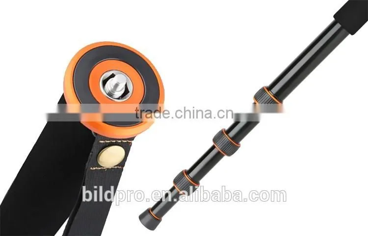 BILDPRO Foldable Monopod Outdoor Photography Portable Camera Stand Go Pro Accessories Monopod Stick