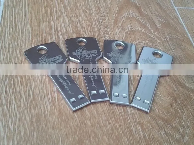 super mini wholesale bulk 2gb,4gb,8gb,16gb,32gb,64gb key chain shape memory usb flash drive for promotion gift with custom logo