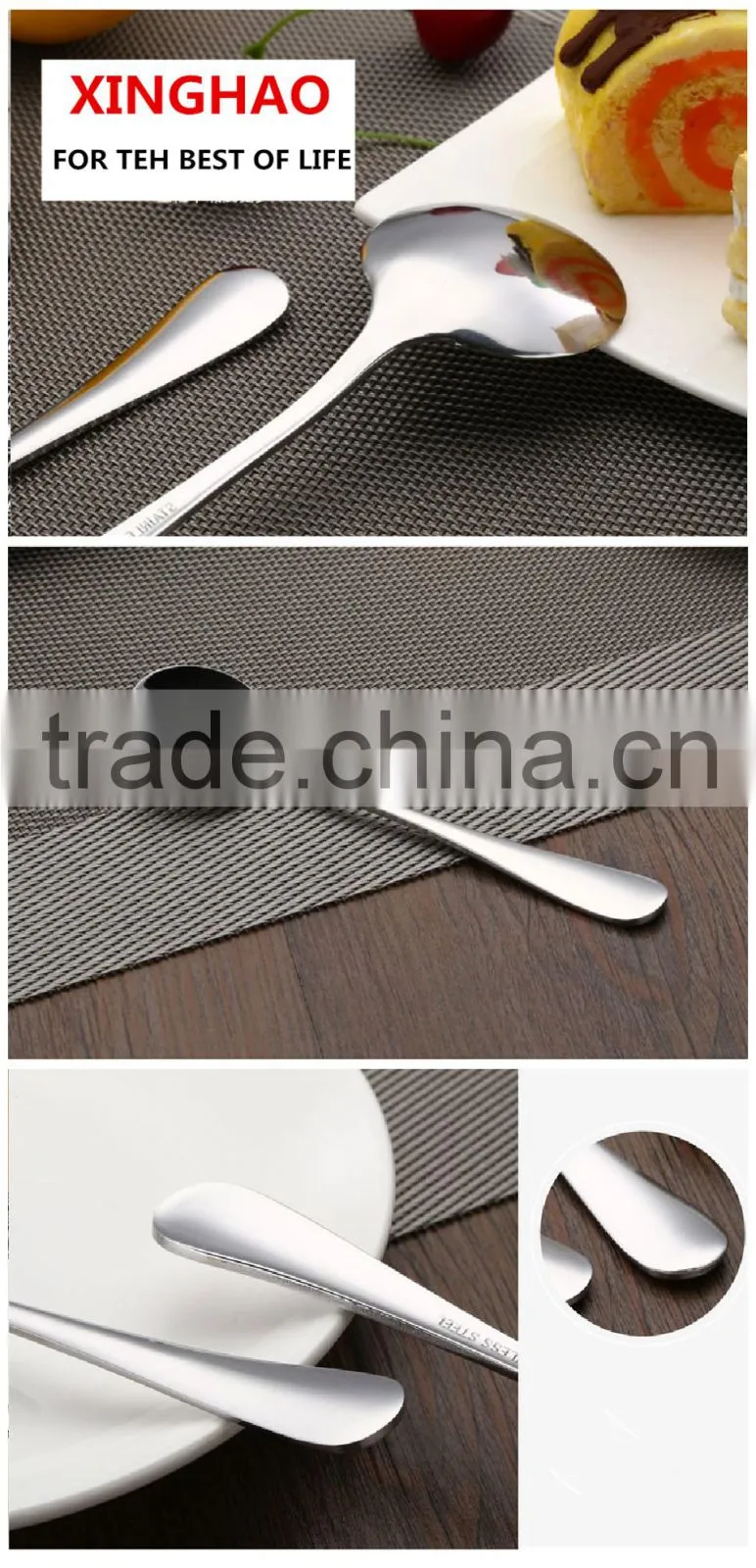 Factory Manufacturing Stocked Spoon Dessert Spoon