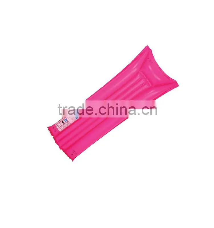 Hot sale inflatable beach mattress, PVC inflatable float mattress