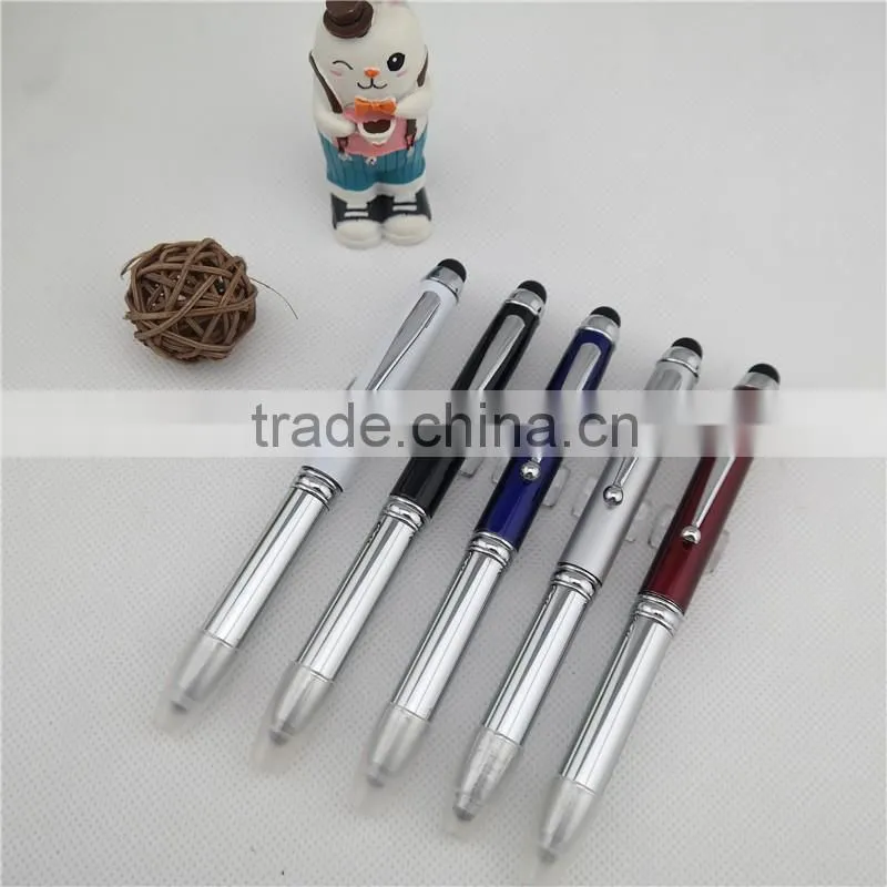 promotional tip light ball pen , led torch light pen