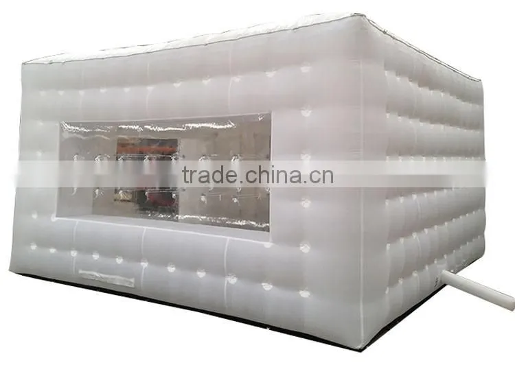 inflatable tent, white inflatable tent, cubic inflatable clear tent for sale