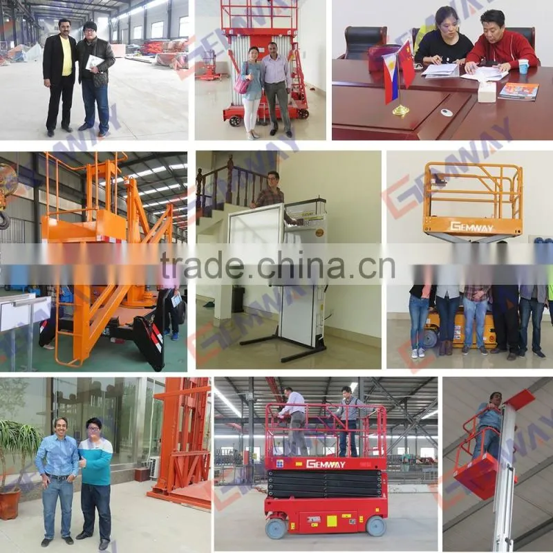 Latest design outdoor vertical handicap wheelchair platform lift for disabled