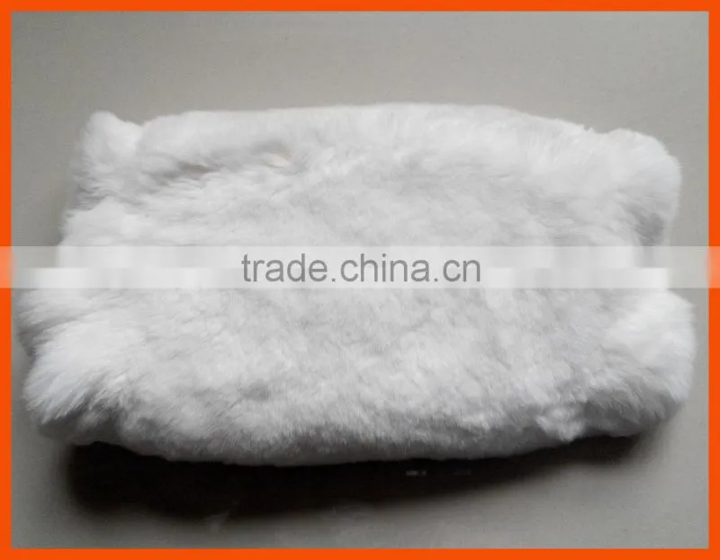 Tanned real rex rabbit fur skins for garments
