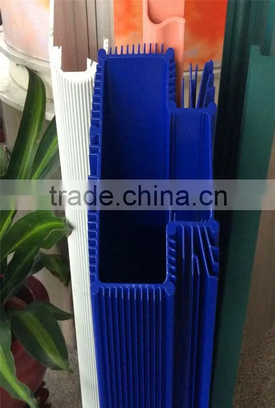 aluminum powder coated profile for industry radiator