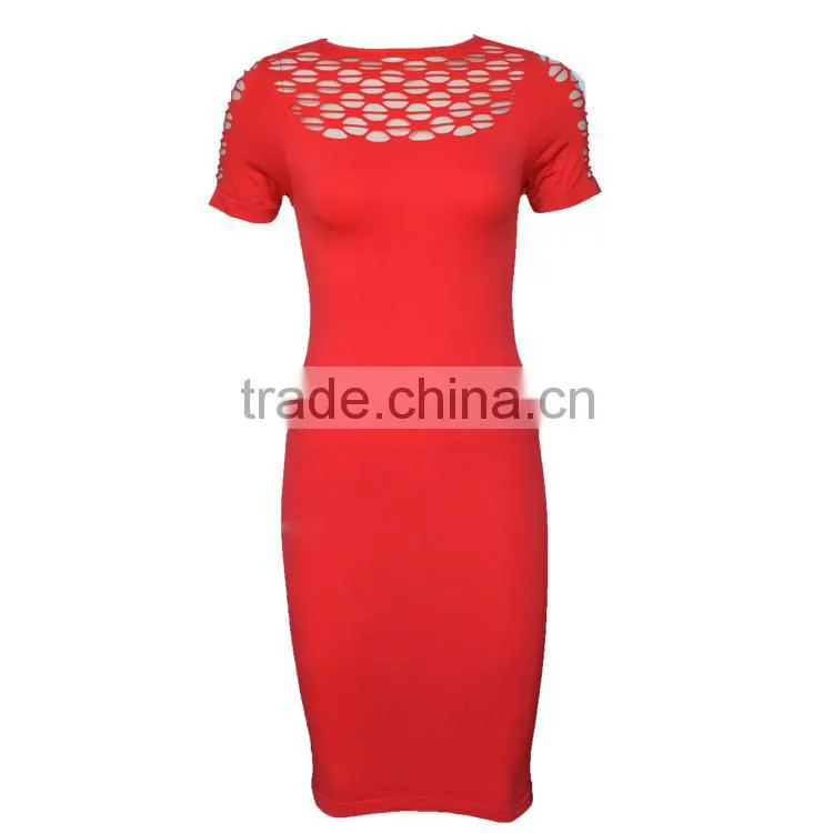2016 Elegant Red Dress Long Plus Size Women Clothing
