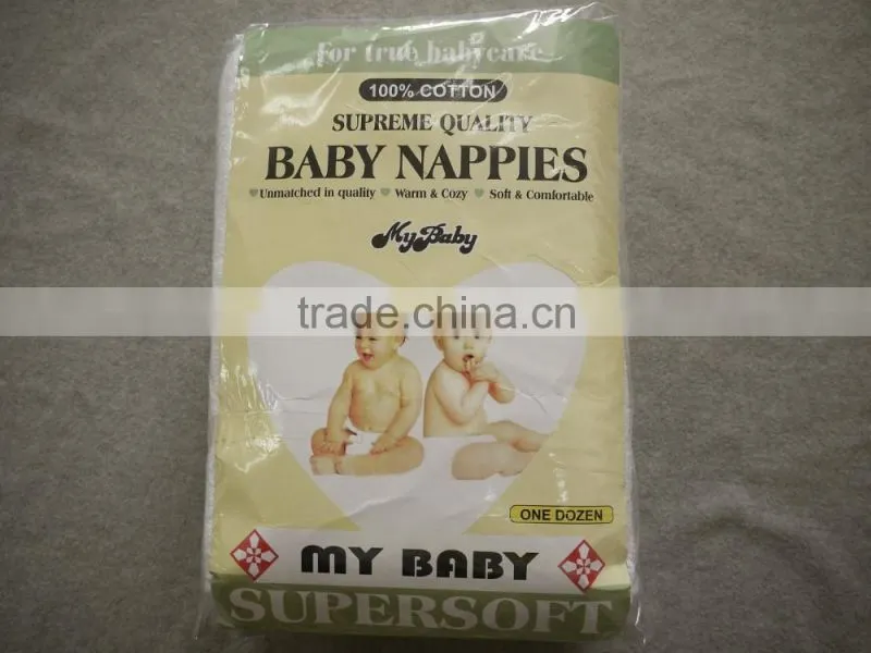 BD1061ZB HOLLEE Zorbit brand baby cloth 100%cotton sanitary washable/reuse pure white towel /blanket /unisex