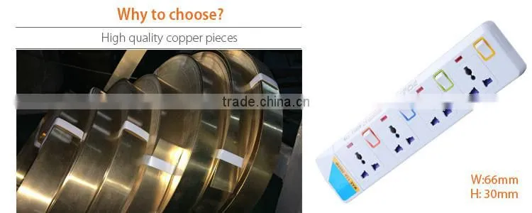 ABS body indoor CE plug extension