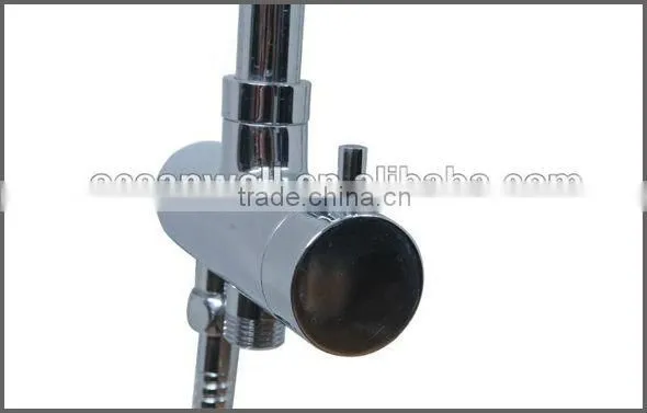 Bathroom design LED light shower set system