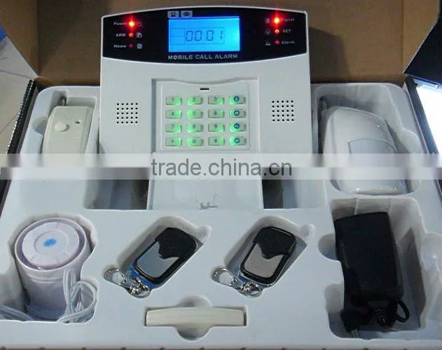 Shenzhen Burglar intelligent GSM alarm system & alarm system 12V power with anti-cut feature