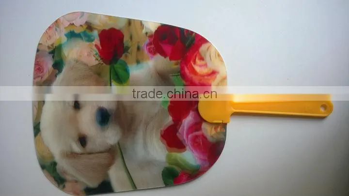 promotional lenticular small hand fan