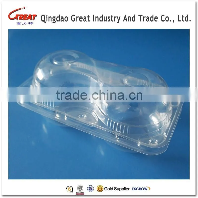Pet Material Disposable Plastic Fruit Orange Apple Container