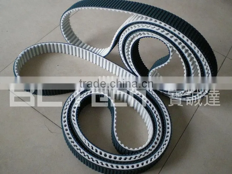 PU timing belt with grip - Dark green
