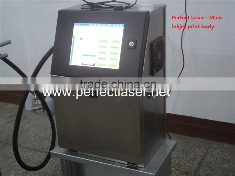 Perfect Laser Hot sell PM-300 black inkjetcoder 1-4 lines expiry date/number/small character for cable/bottle/cans/packages