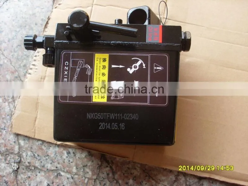 Manual hydraulic Pump Assy for left steering NXG50TFW111-02340 Chinese truck parts