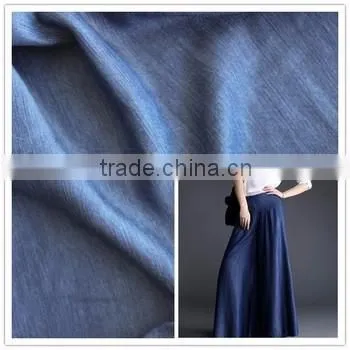 4.5oz tencel denim shirting fabric in cheap price
